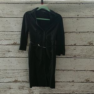 Express Design Studio black button down dress